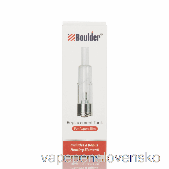 Boulder Aspen Slim Náhradný Tank Vape Cigareta
